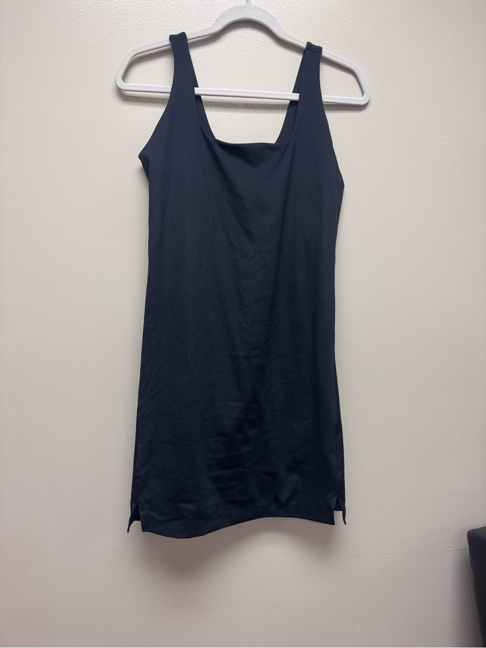 Classic Black Athletic Tank Dress - with shorts